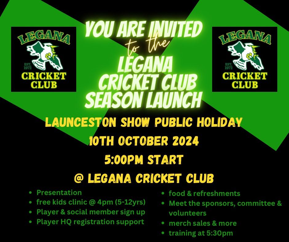 Legana cricket club Season launch