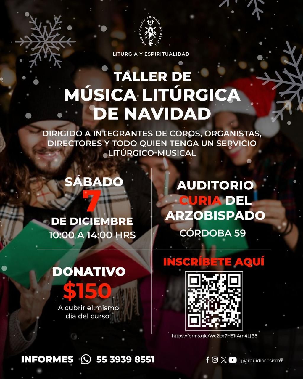 Taller de M\u00fasica Lit\u00fargica: "Navidad"