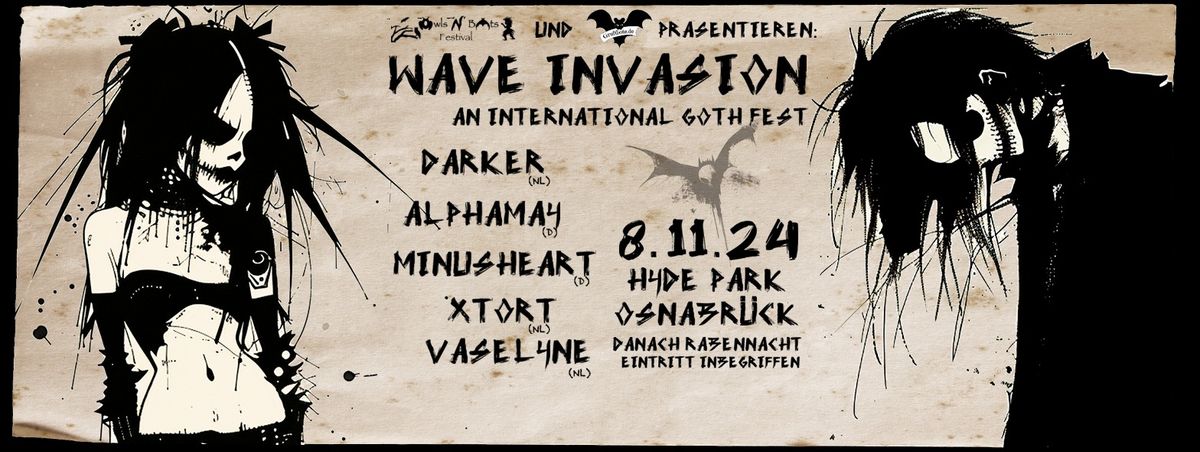 Wave Invasion International Goth Fest @ Hyde Park Osnabr\u00fcck 08.11.24