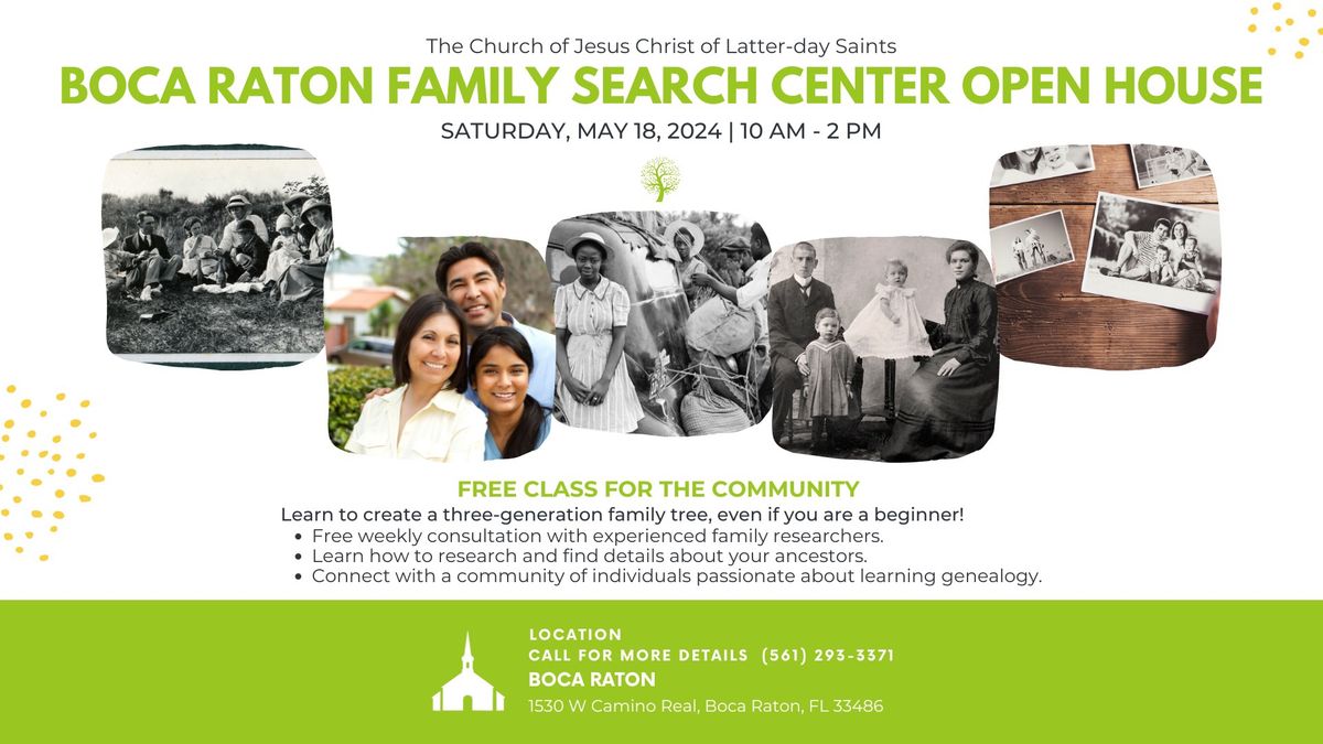 Grand Opening - Family Search Center