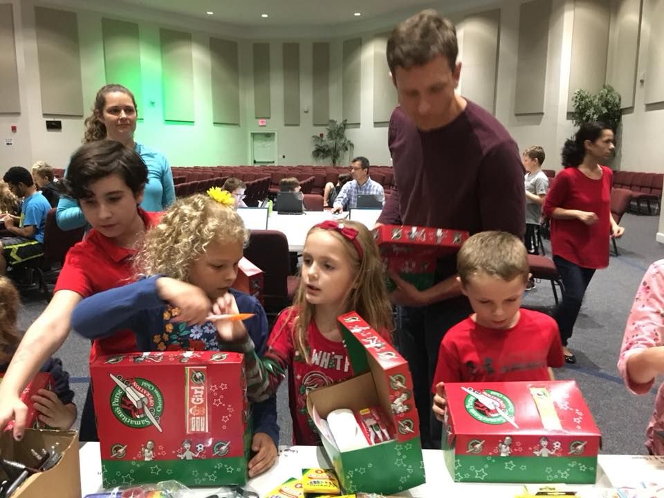 Operation Christmas Child Shoebox Packing Project