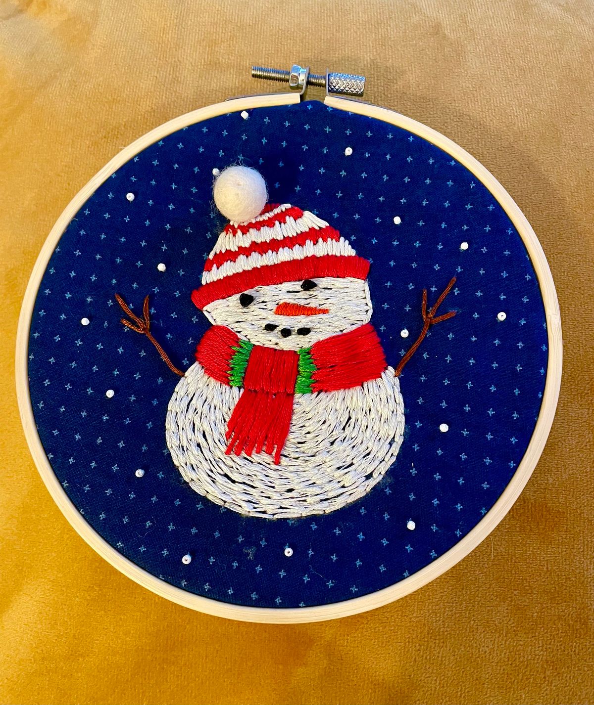 Stitched Snowman workshop