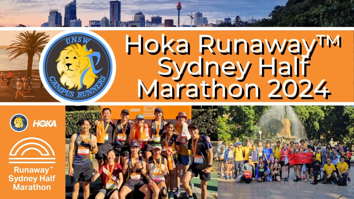 Hoka Runaway Half Marathon with UNSW RunSoc - Racing and Volunteering