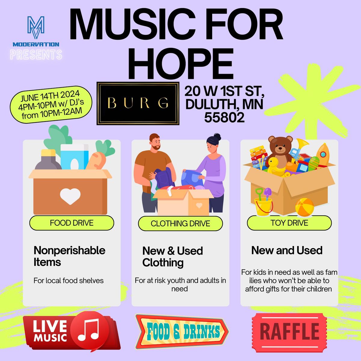 Modervation Presents: Music For Hope 