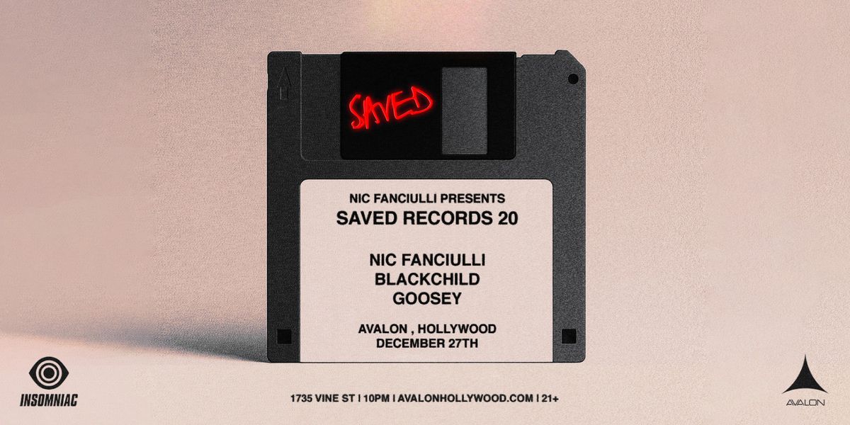 Nic Fanciulli (20 Years of Saved) (21+)