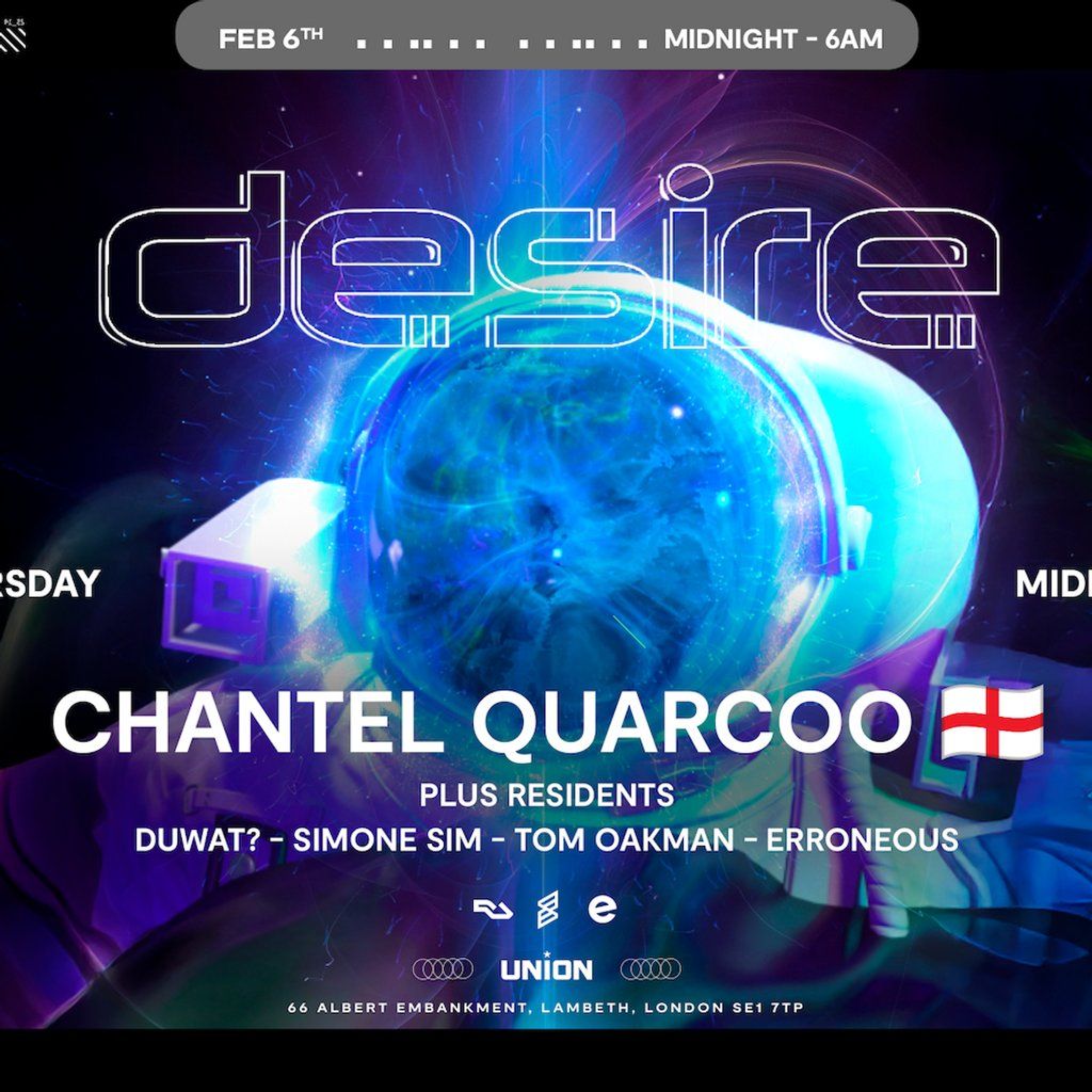 Desire - WEEKLY THURSDAY After Party - Chantel Quarcoo