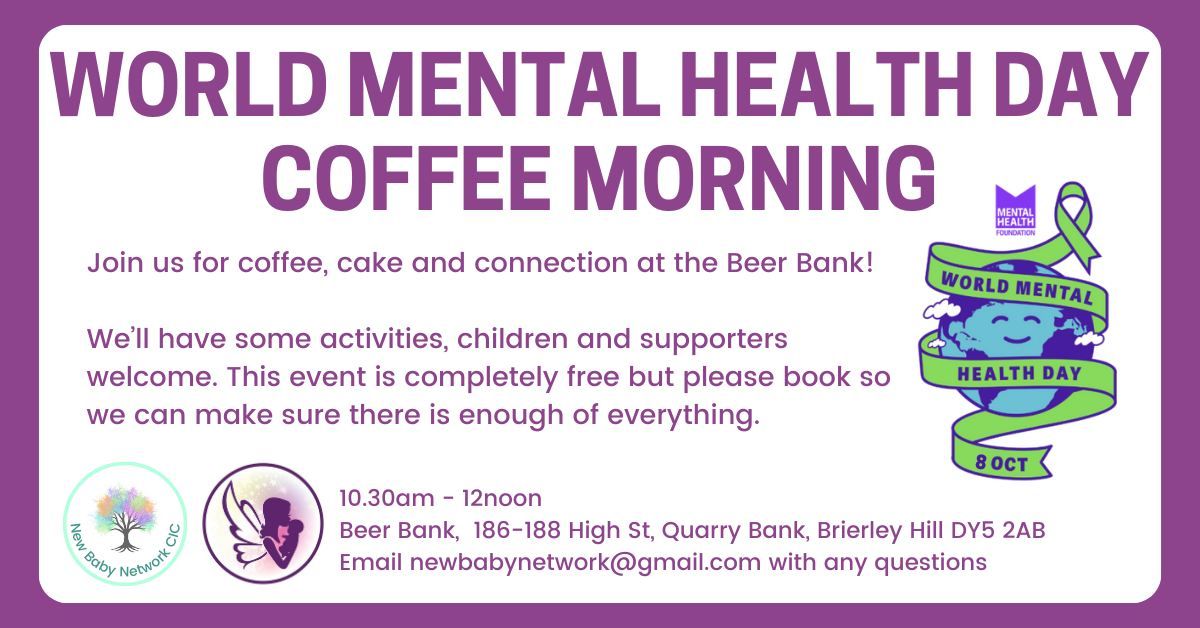 World Mental Health Day Coffee Morning