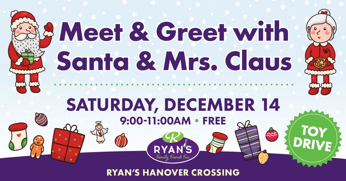 Meet & Greet with Santa and Mrs. Claus - Hanover Crossing