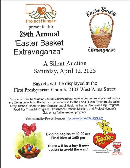 29th Annual Easter Basket Extravaganza