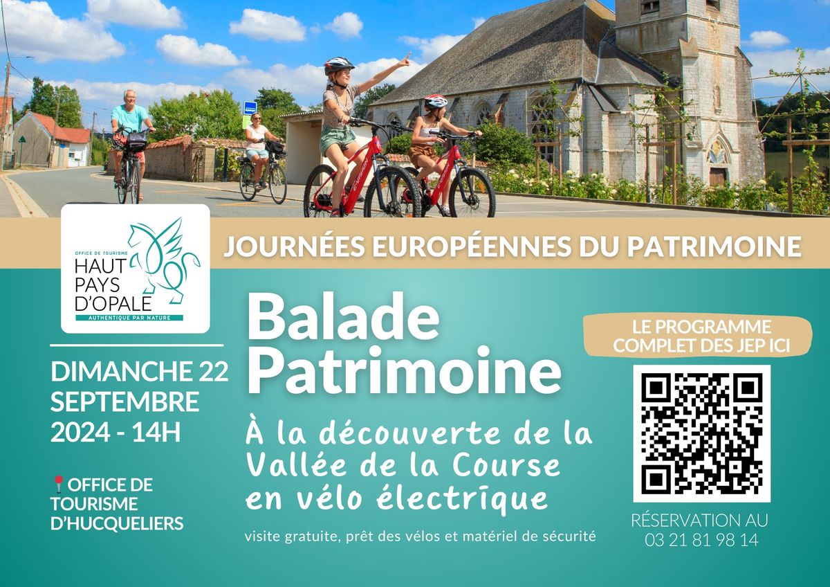 Balade patrimoine, \u00e0 la d\u00e9couverte de la Vall\u00e9e de la Course en v\u00e9lo \u00e9lectrique