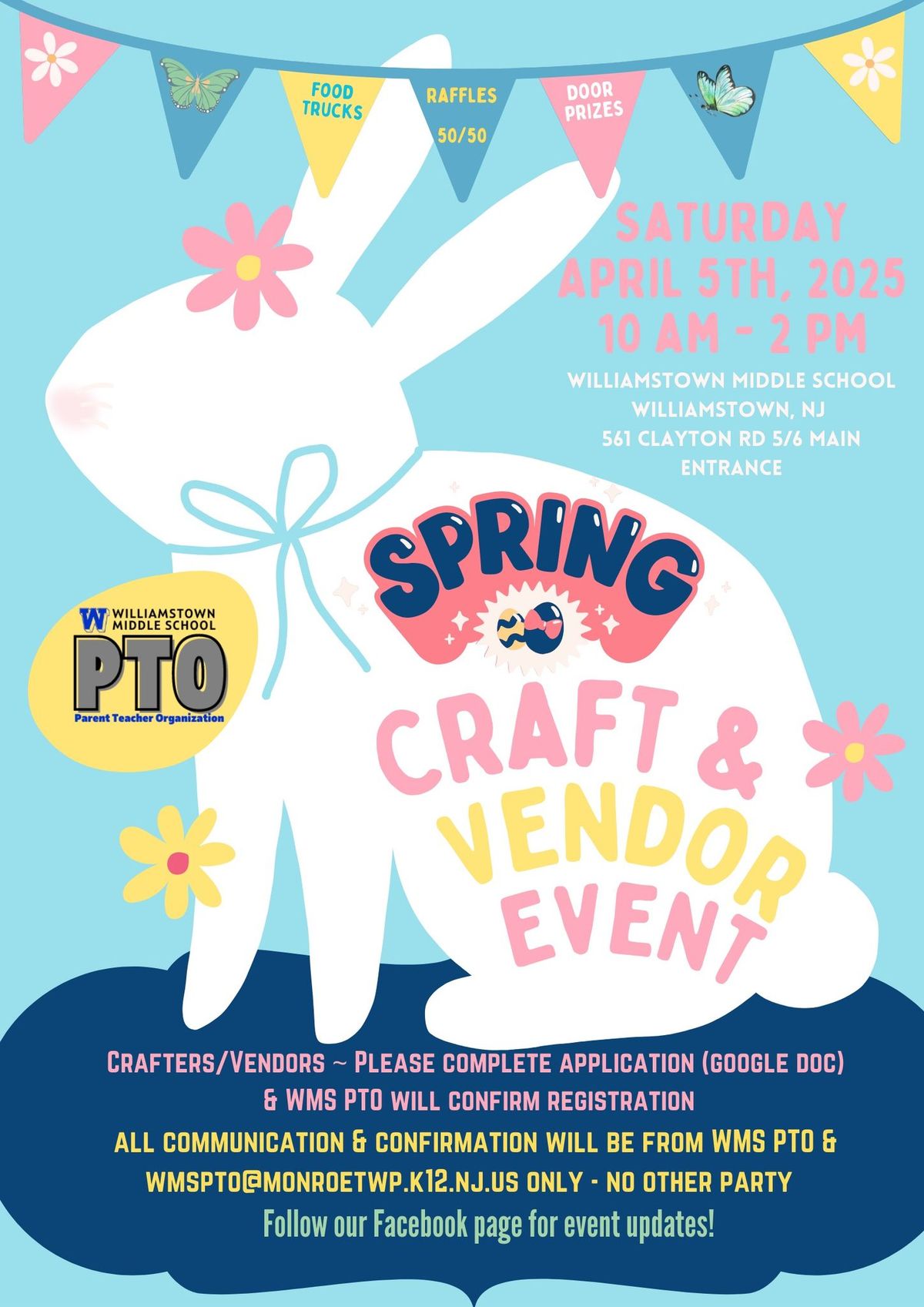 WMS PTO SPRING CRAFT & VENDOR EVENT