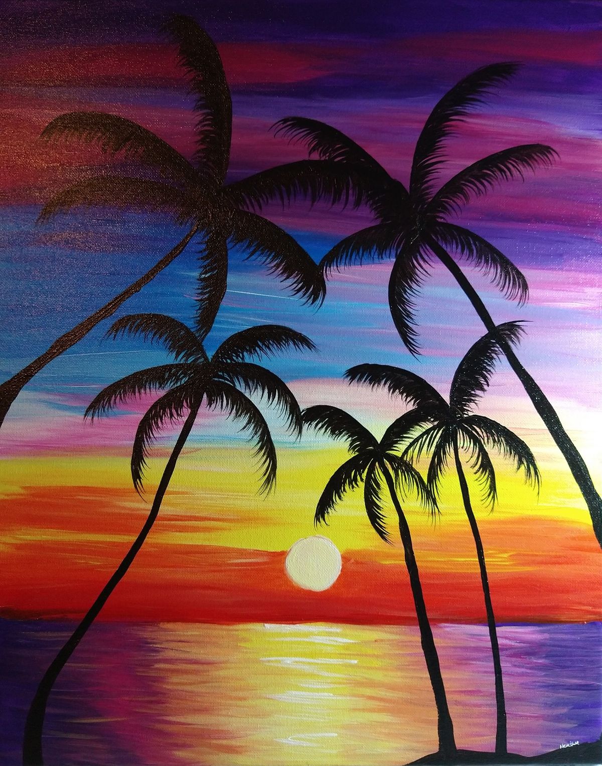 Tropical Island Sunset