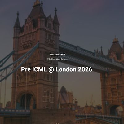 Pre-ICML@London 2026