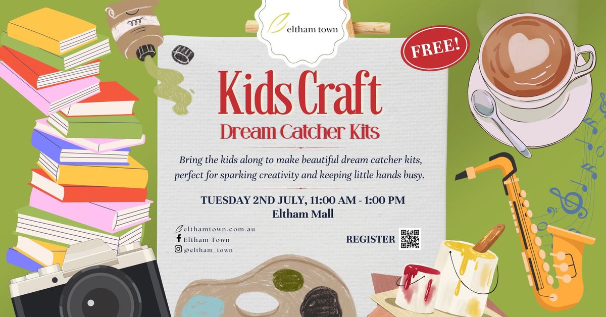 Experience Eltham Art and Culture: Kids craft - Dream Catcher Kits