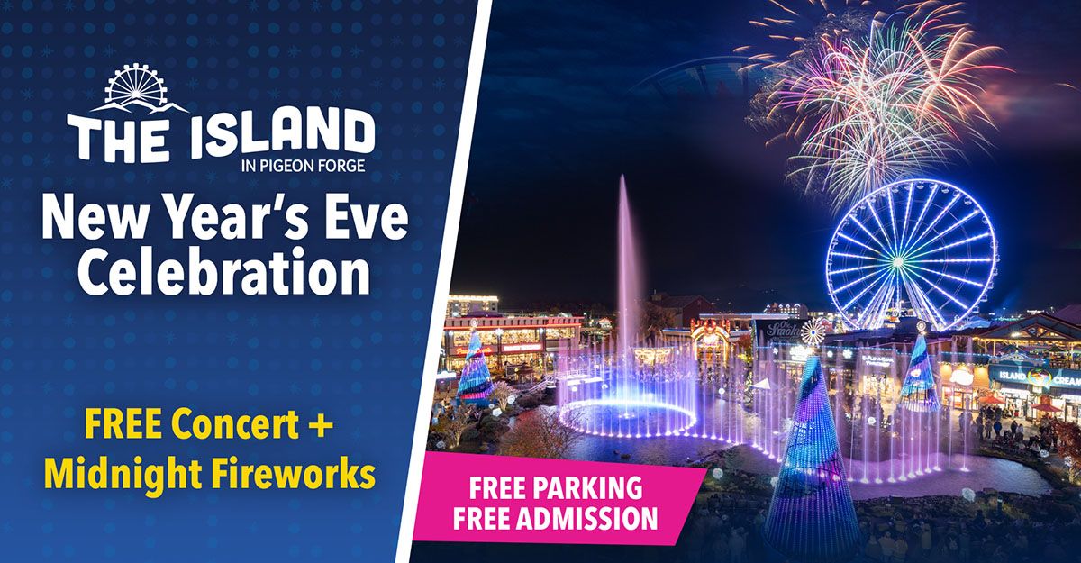 New Year's Eve Celebration at The Island in Pigeon Forge