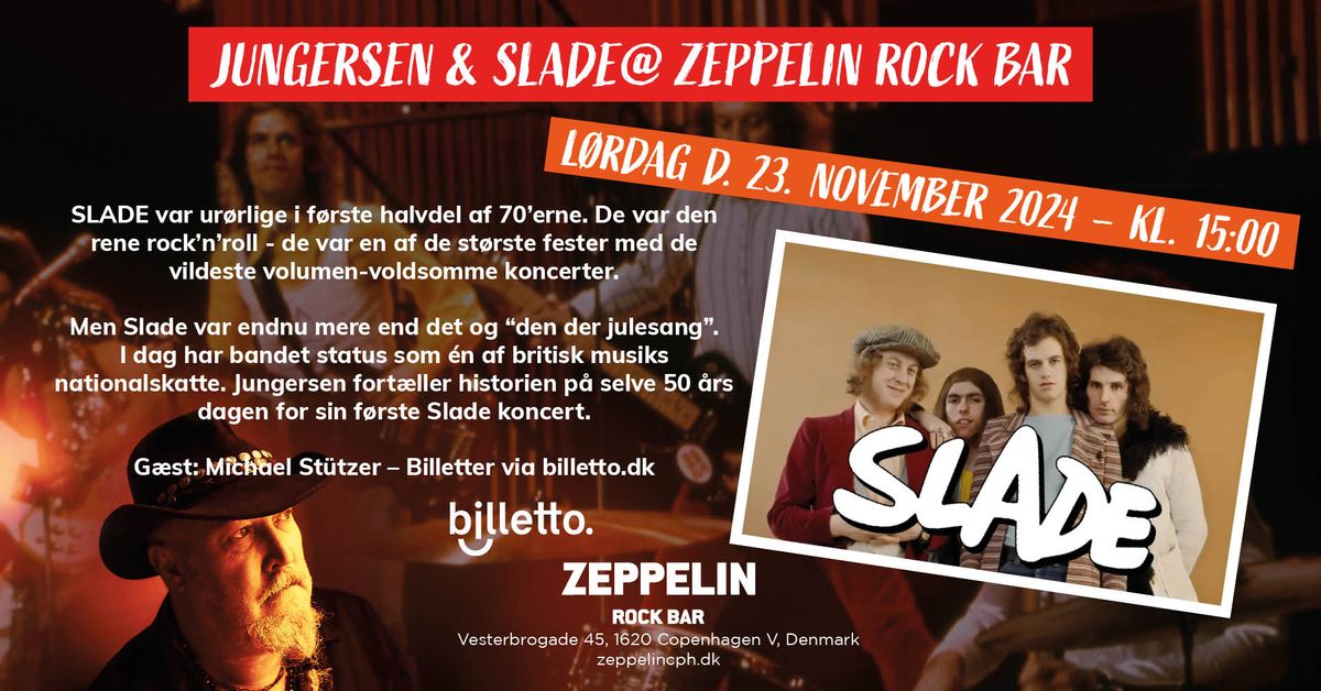 JUNGERSEN & SLADE - En eftermiddag p\u00e5 Zeppelin Rock Bar