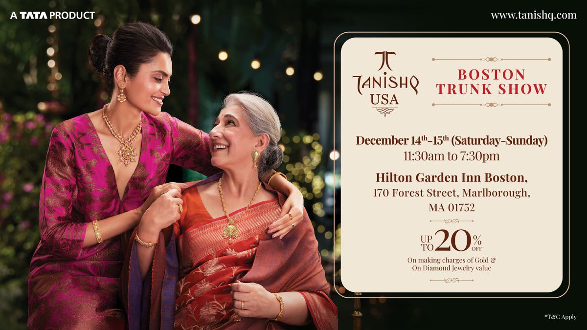 Tanishq USA  |  Boston Trunk Show