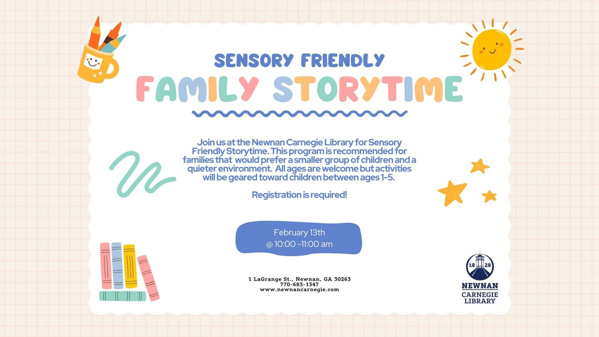 Sensory Friendly Family Storytime