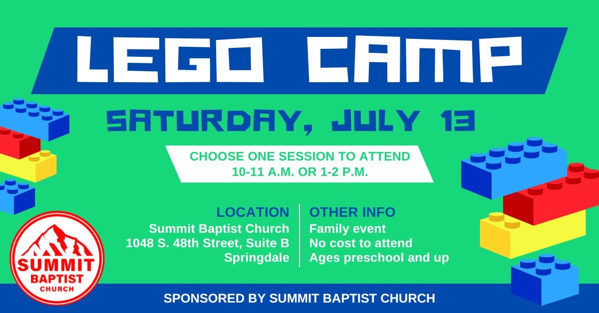 Lego Camp at Summit