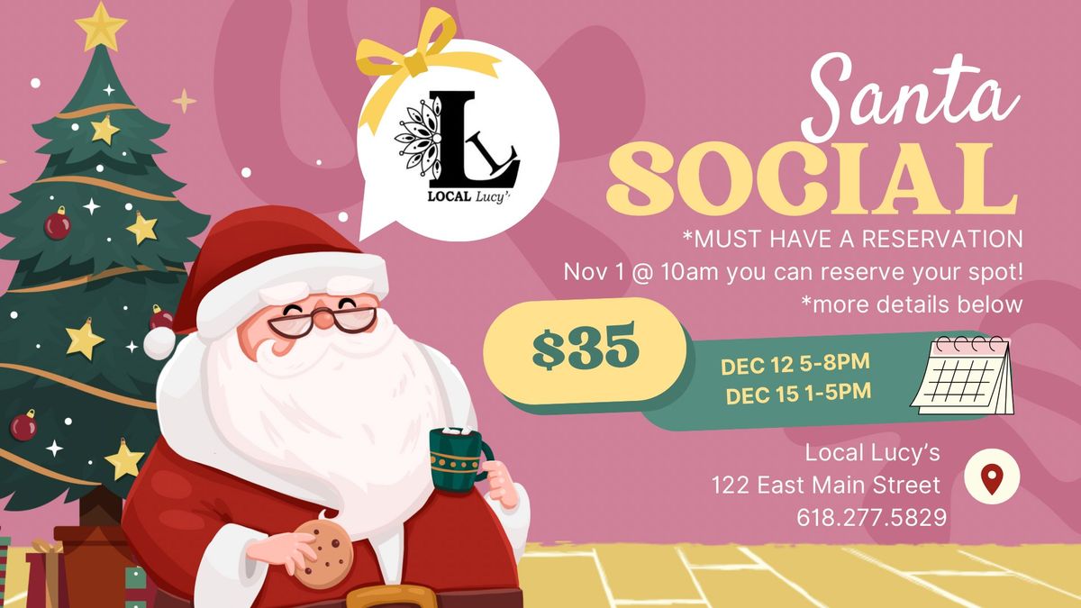 Santa Social at Local Lucy's