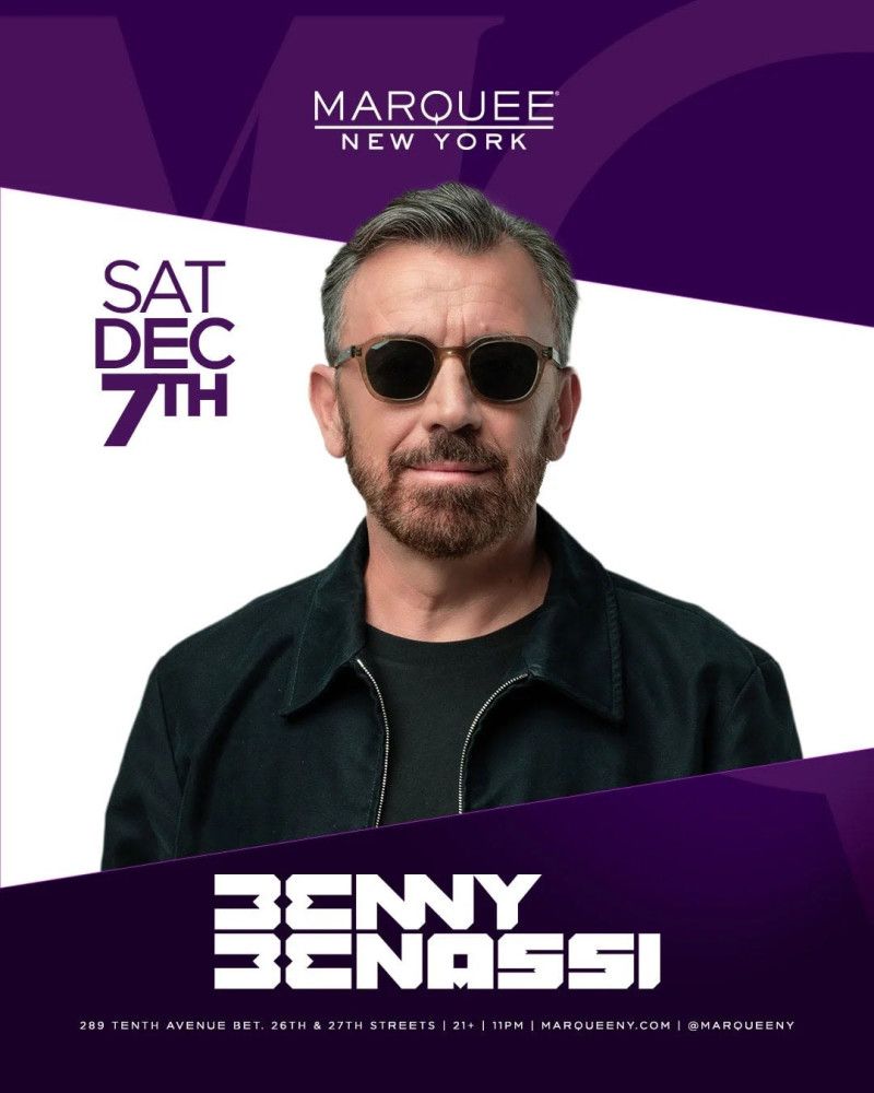 Benny Benassi at Marquee New York