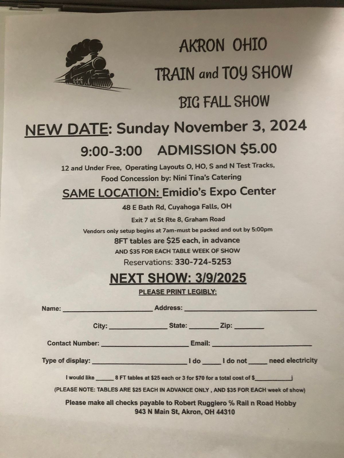 Akron Train & Toy Show