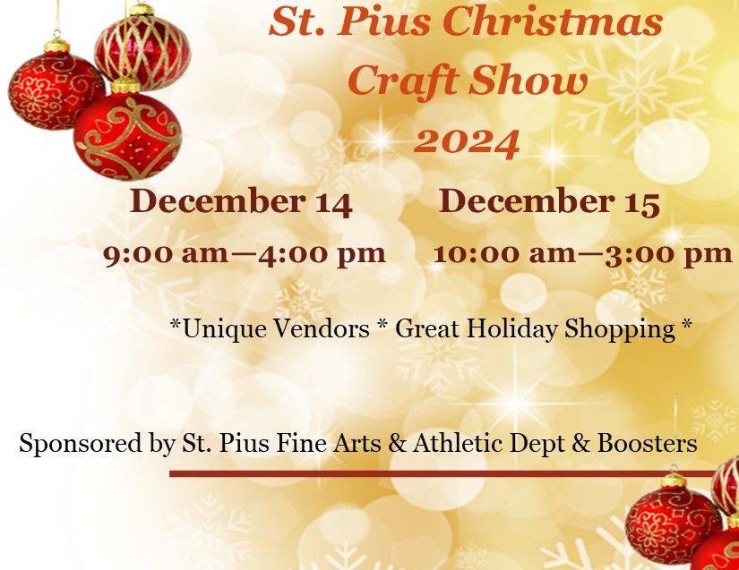 St Pius X- Christmas Craft Show