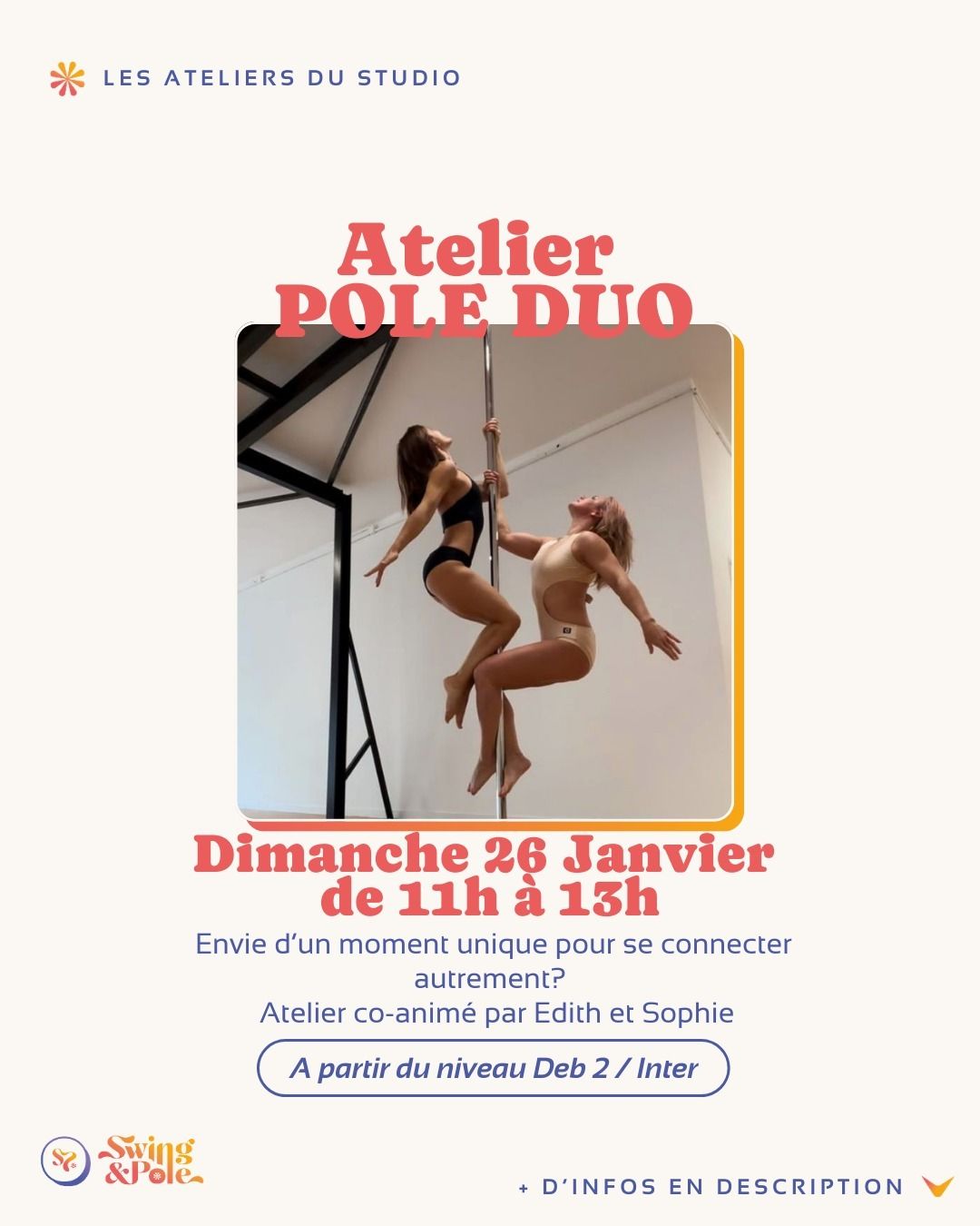 Atelier pole duo by \u00c9dith et Sophie