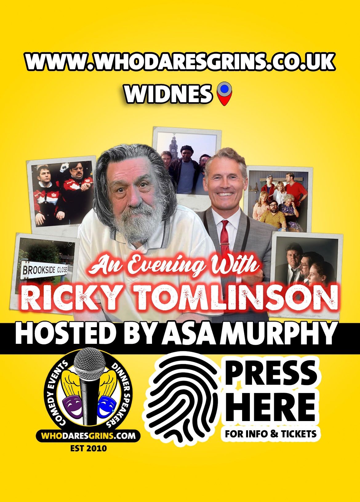 An Evening With Ricky Tomlinson Hosted By Asa Murphy 