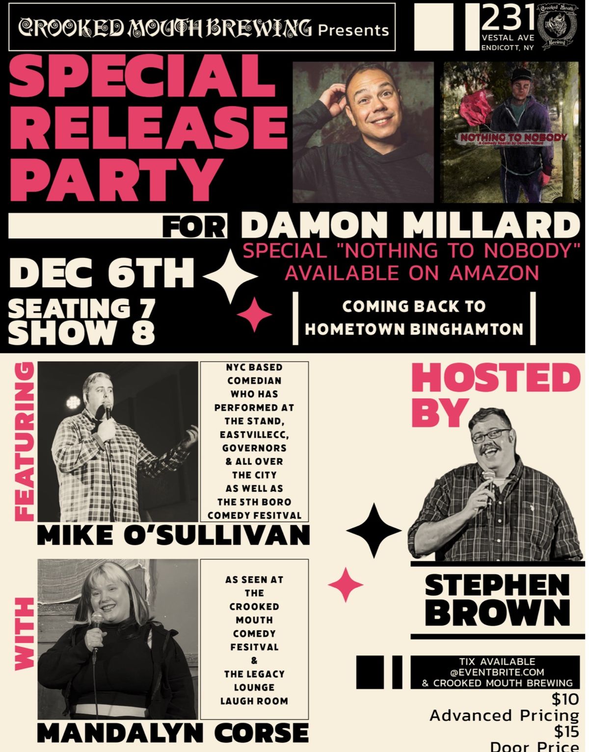 Damon Millard Hometown Special Release Party