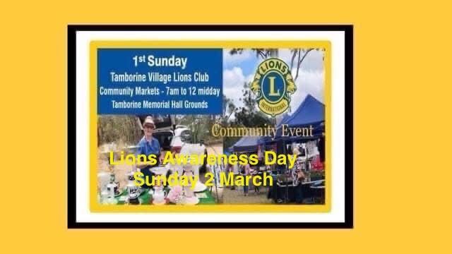 Tamborine Village Lions Club Community Markets