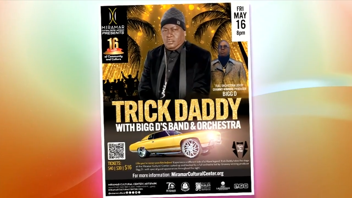 Trick Daddy with Bigg D's Band and Orchestra at Miramar Cultural Center
