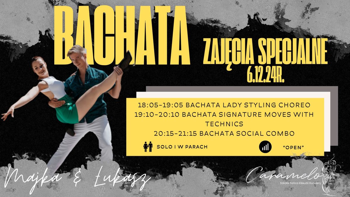 BACHATA ~zaj\u0119cia specjalne~ 6.12.2024r. w Caramelo 