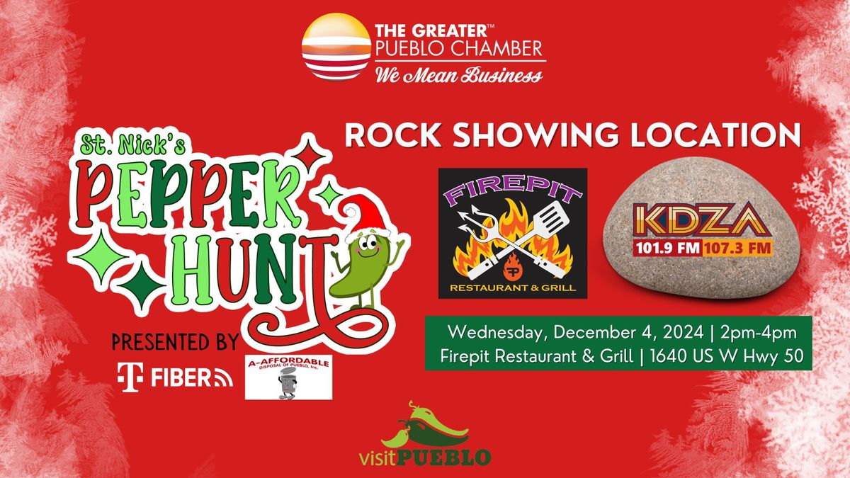 St. Nick Pepper Hunt Rock Showing