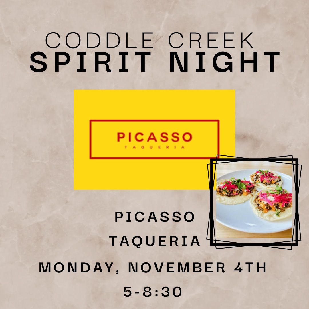 Picasso Taqueria Spirit Night