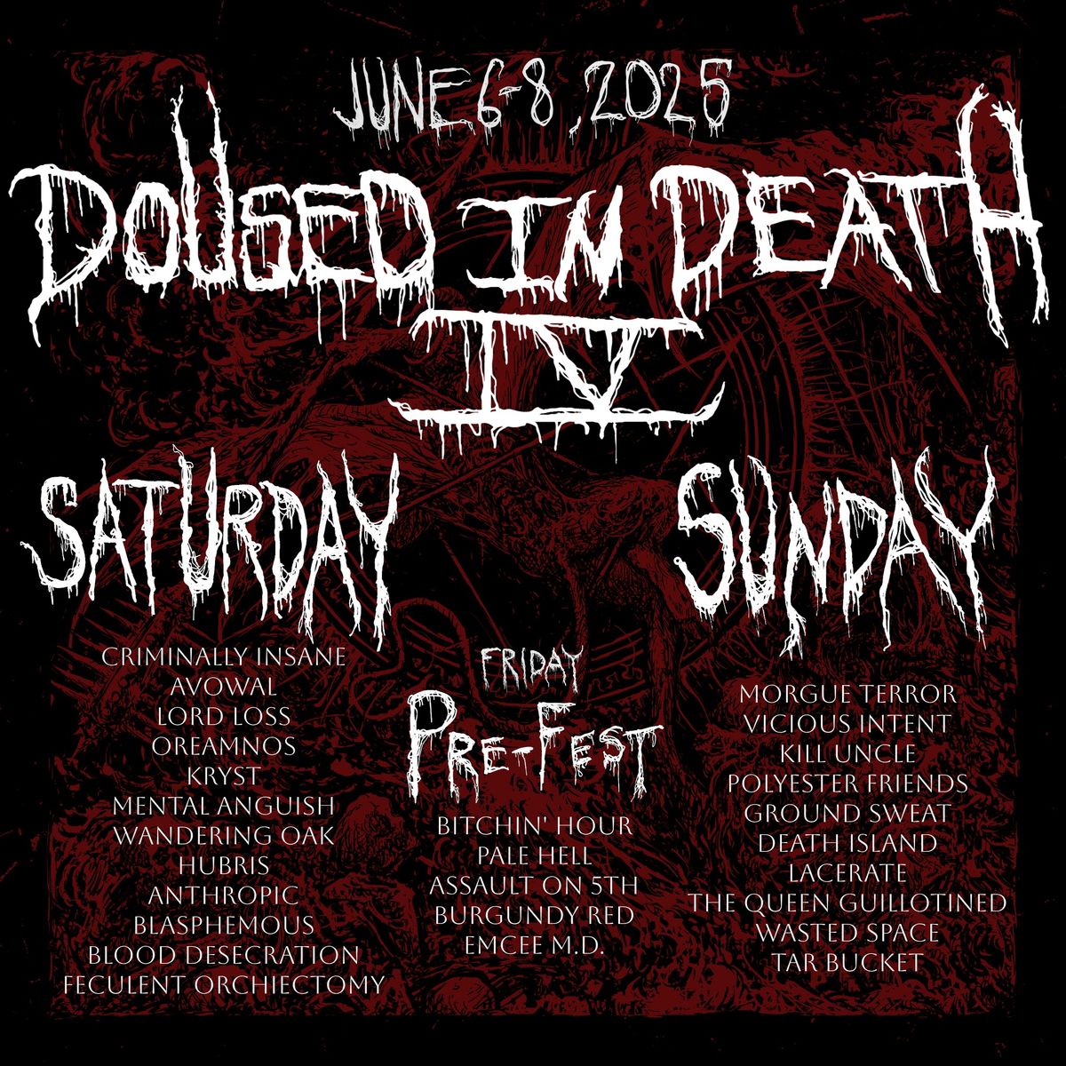 (FREE) Doused in Death IV: 3-Day Metal Festival