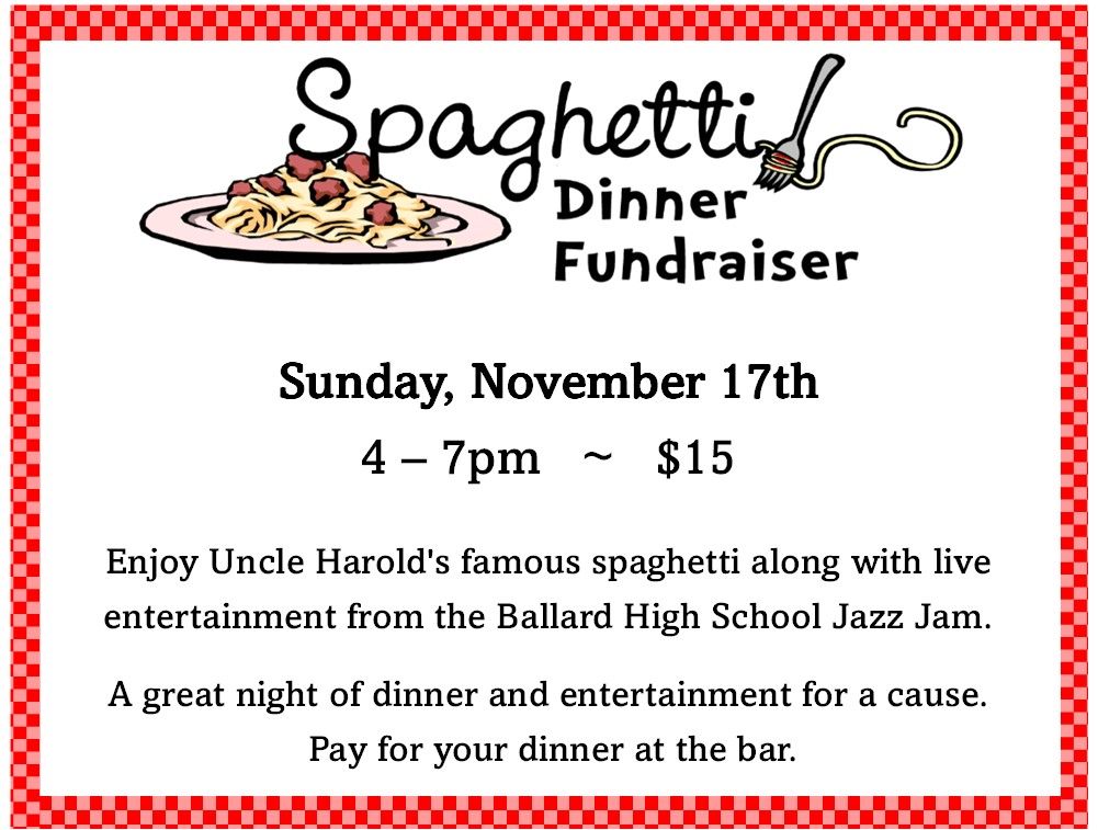 Spaghetti Dinner Fundraiser