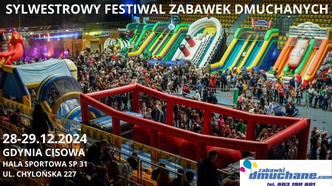 Sylwestrowy Festiwal Zabawek Dmuchanych w Gdyni Cisowej