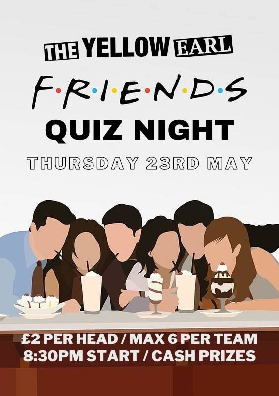 The Yellow Earl Friends Themed Quiz