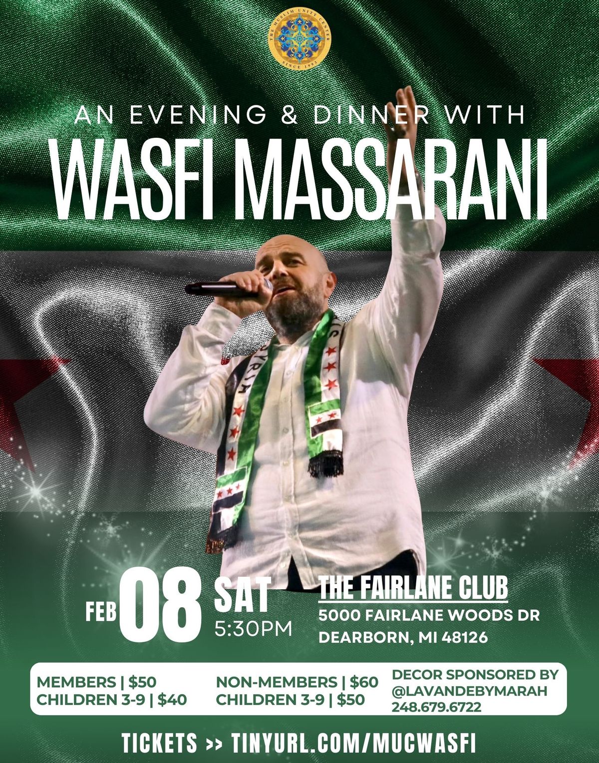 An Evening & Dinner with Wasfi Massarani