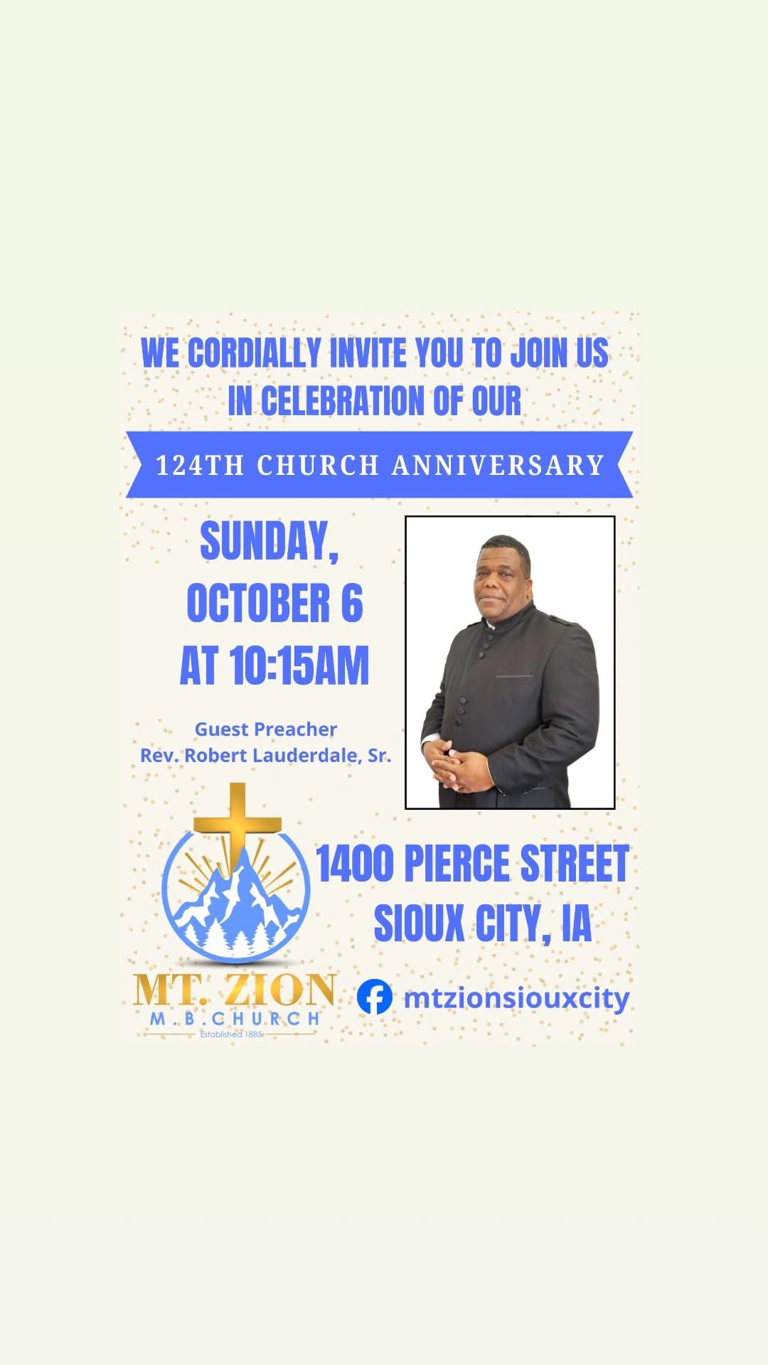 Mt Zion 124th Church Anniversary Service 