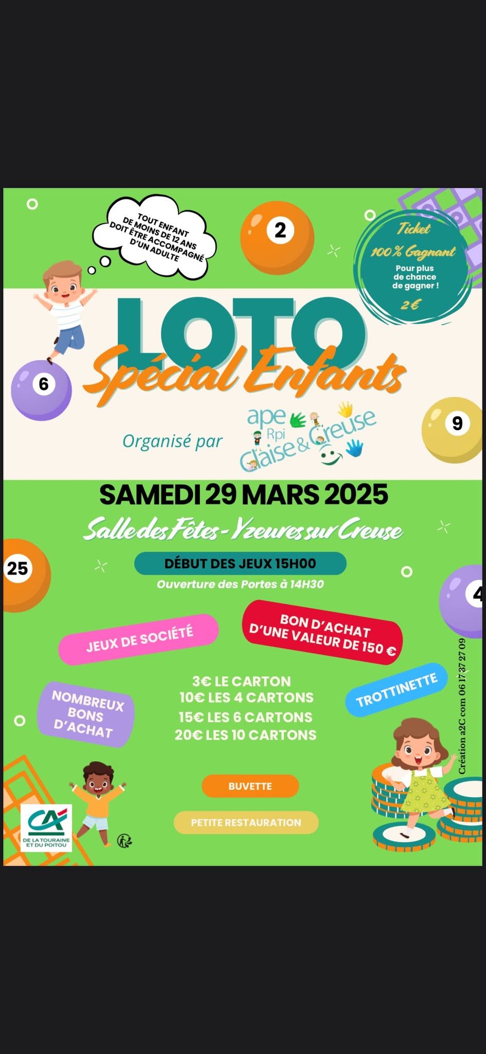 Loto sp\u00e9cial enfants 