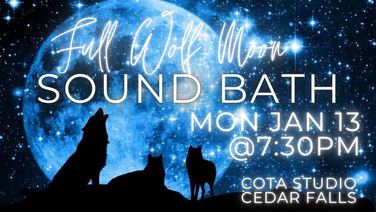 Full Wolf Moon Sound Bath