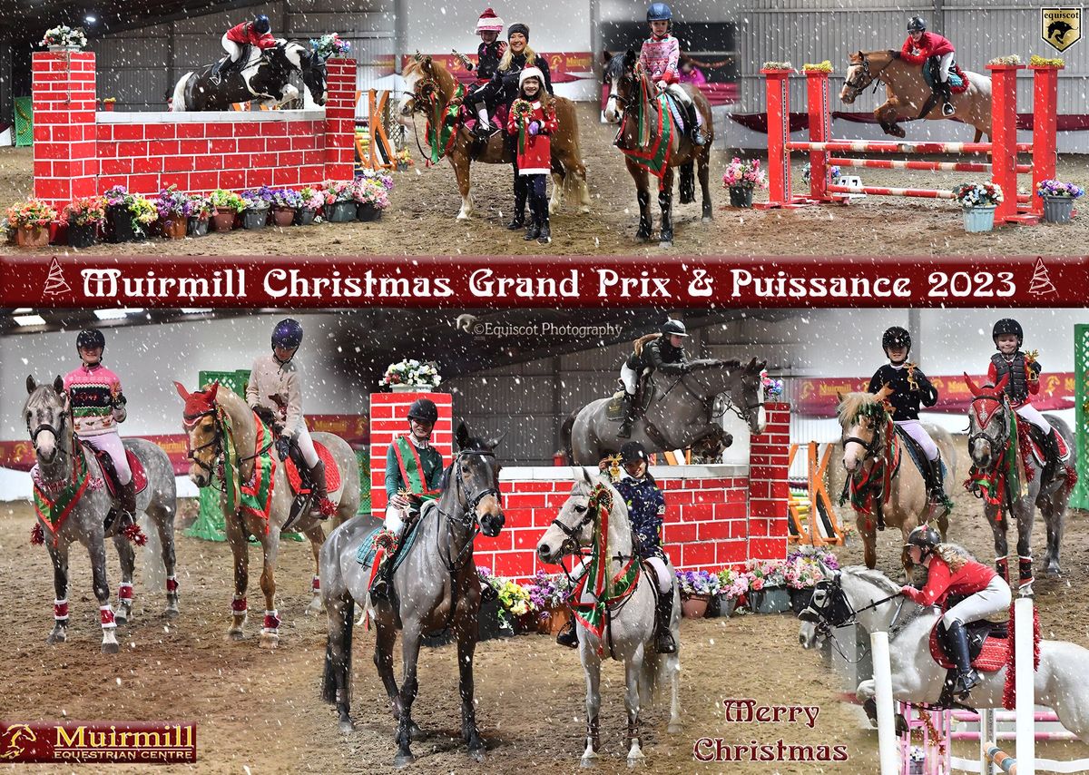 Christmas Grand Prix Unaffiliated Show Jumping with Horse and Pony Puissance