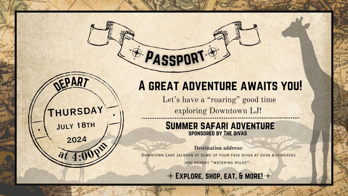 Summer Safari Adventure 2024!