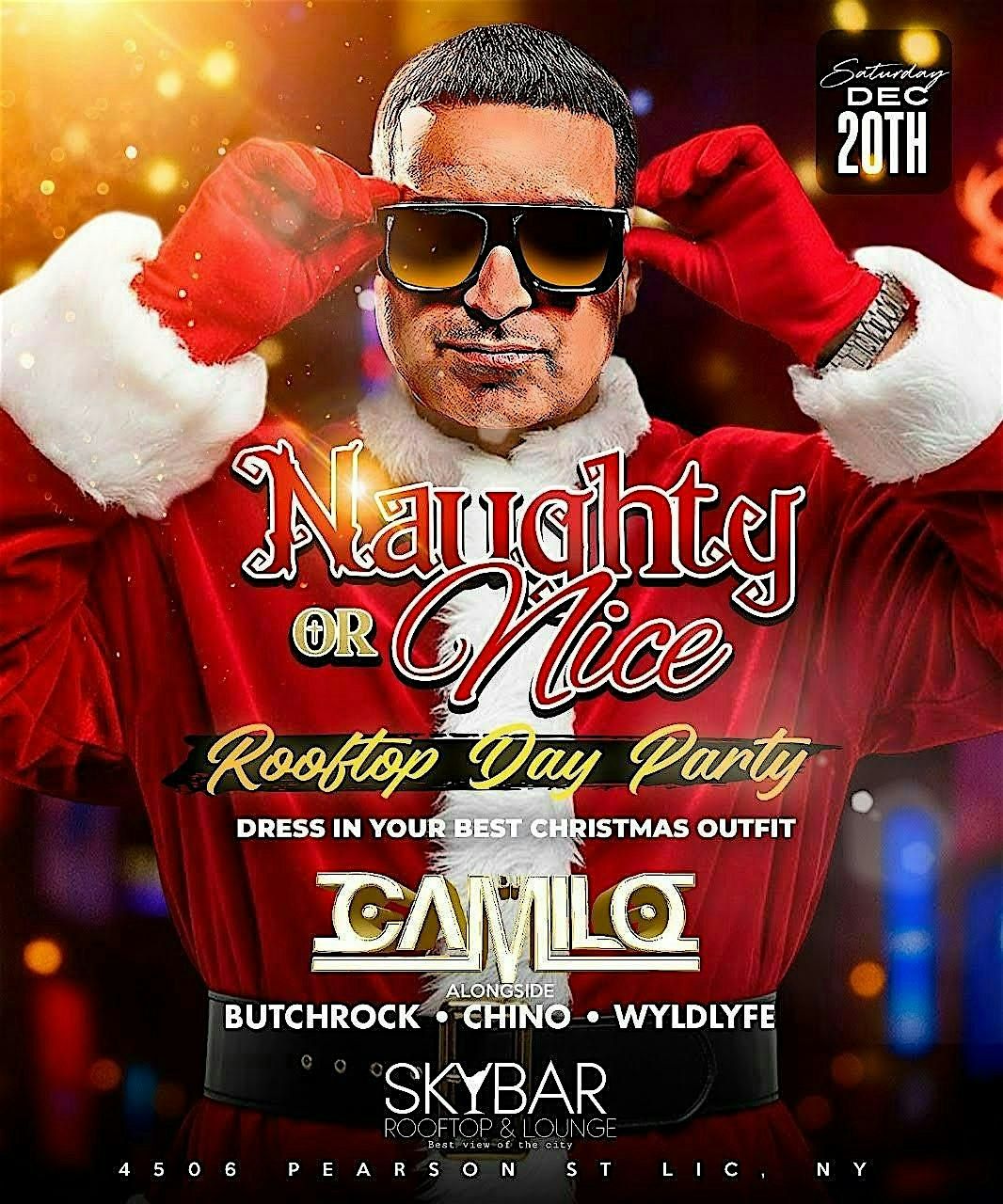 The "Naughty or Nice" Christmas Rooftop Day Party