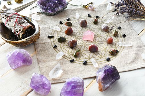 Crystal Grid Class with Lavender Lane Way