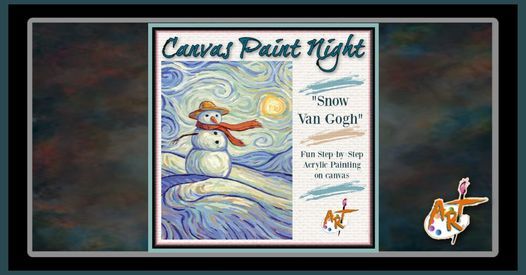 Canvas Paint Night! "Snow VanGogh"