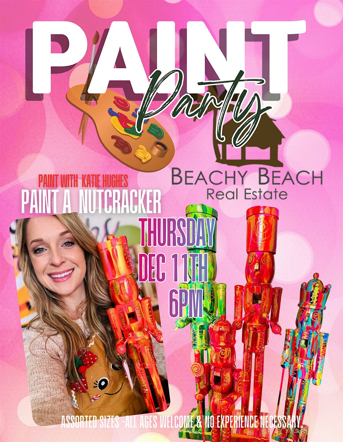 Beachy Beach Nutcracker Paint Party