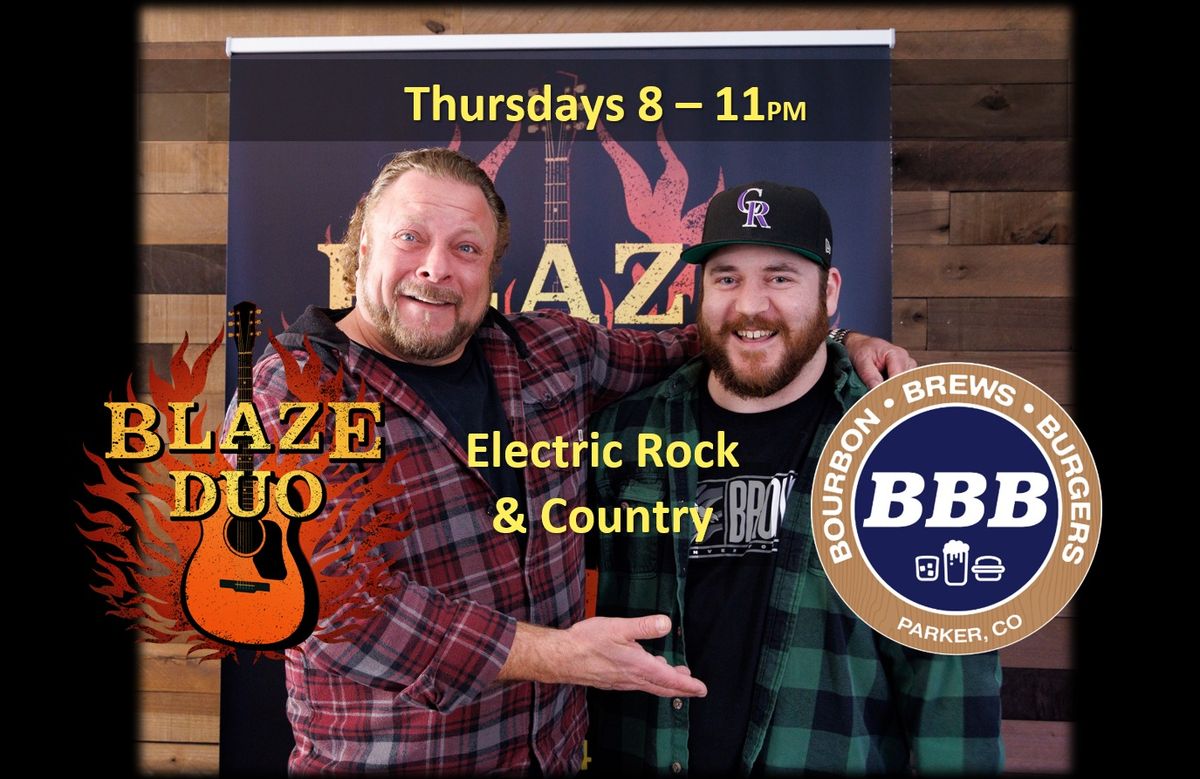 Blaze Duo @ Bourbon Brews Burgers | Classic Rock & Country Rock Covers